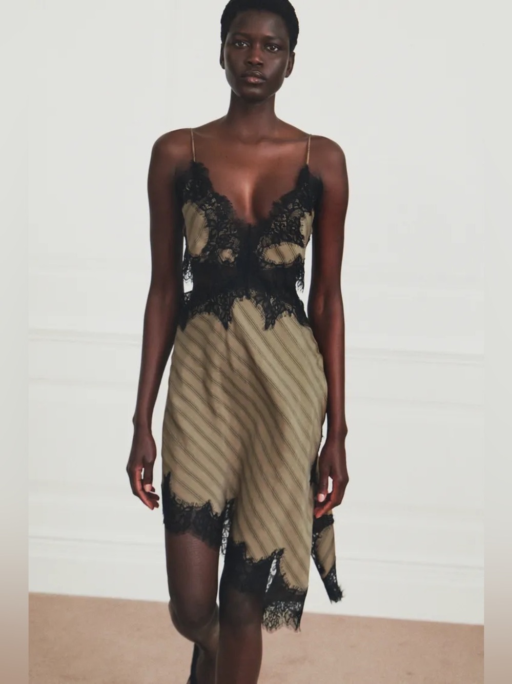 ZARA ZW COLLECTION CUT-OUT SLIP DRESS